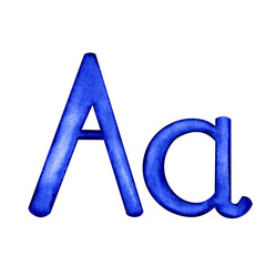 Letter A Capital and lower case