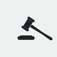 Law vector icon illustration sign