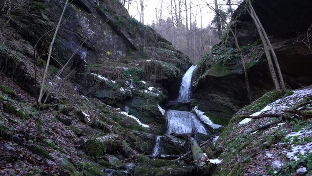 Waterfall at Vraniska River Bosnia and Herzegovina - (4K)