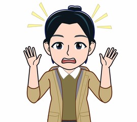 かわいい若い女性