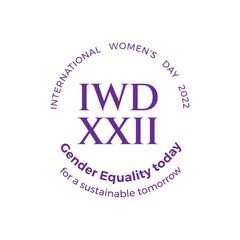 A design for celebrating International Women's Day, March 8. its can be used for greeting card, poster, or any