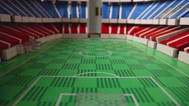 Toy stadium Camp Nou - FC Barcelona. blocks stadium. Toy football stadium. - Powered by Adobe