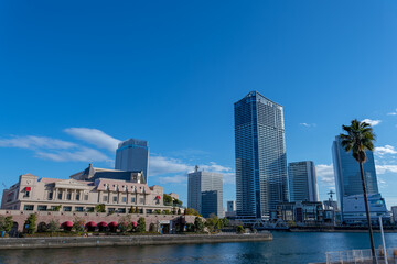 Fototapeta premium 神奈川県横浜市西区みなとみらいの都市景観