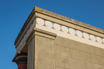 Detail of the Palace of Knossos, Crete, Greece