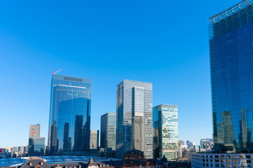 Fototapeta premium 東京風景 丸の内 八重洲 2022