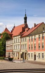 Farna street in Bydgoszcz. Poland