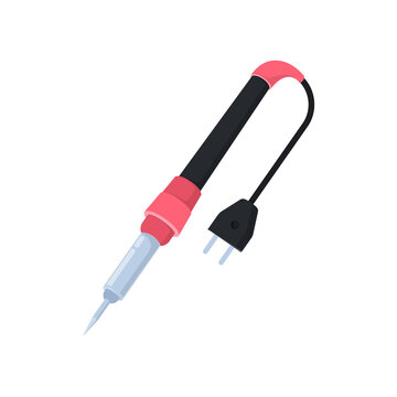 Soldering tool with plastic and staker. Electronic repair equipment