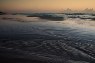 dawn on the beach in Arroio do Sal , Brazil