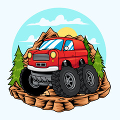 Monster truck offroad © Almujaddidi