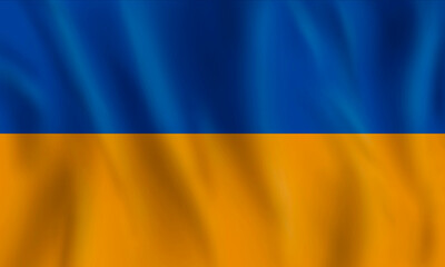 illustration of ukraine flag.