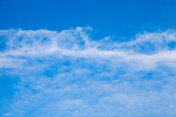 Obraz premium White Clouds Blue Sky Background Texture Weather Nature