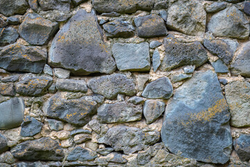 the gray stone is laid out beautifully in the fortress