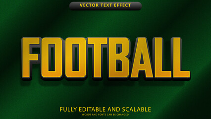 football teet effect editable eps file
