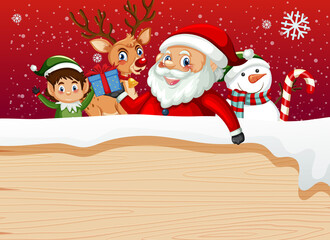 Empty Christmas Banner Design