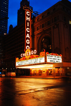 The Historic Chicago Theater attracts some of the biggest names in entertainment