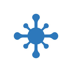 Bacteria infection icon