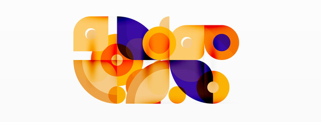 Colorful geometric pattern, minimal abstract background for wallpaper, banner, presentation