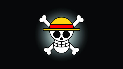 pirate flag design symbol in vector illustration for background and wallpaper
