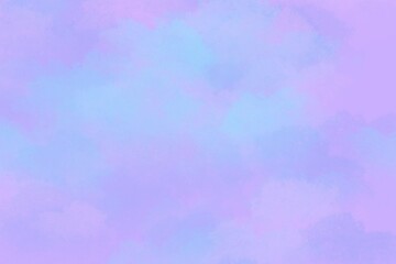 Fototapeta na wymiar Abstract modern pink purple blue background. Watercolor sky and clouds.