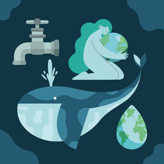 water day four items