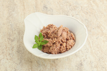 Canned tuna fish for salad