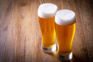 ビールを楽しむ