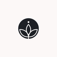 Tulip logo icon design template