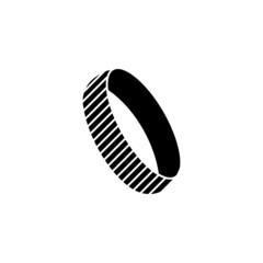 Bangle icon in vector. Logotype