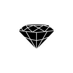 Diamond icon in vector. Logotype