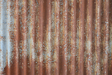 Rusty metal sheet texture. Old metal sheet roof texture. Pattern of old metal sheet. Metal sheet texture. 