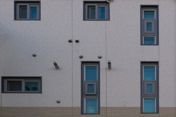 Obraz premium Beautiful window sill on gray marble wall