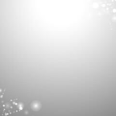 silver background bokeh bling snow flake confetti