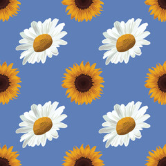 florals seamless design for fabric