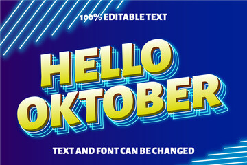 Autumn Editable Text Effect Modern Style