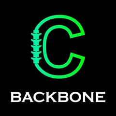 Backbone letter logo design template illustration. suitable for  initial logo and suitable for chiropractic, consulting and anatomical business. There are font  c  with backbone symbol