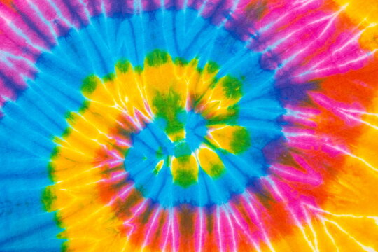 rainbow spiral tie dye wallpaper © Rattanachai