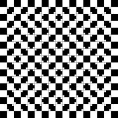 Fototapeta premium Square illusion, Geometric optical illusion pattern.
