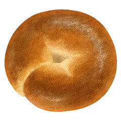 ベーグルのイラスト