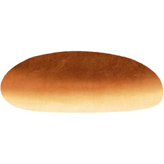 コッペパンのイラスト