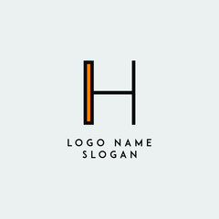 Minimal Initial letter H logo Icon