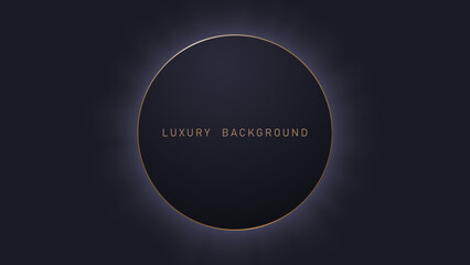 Black luxury background with light elements,