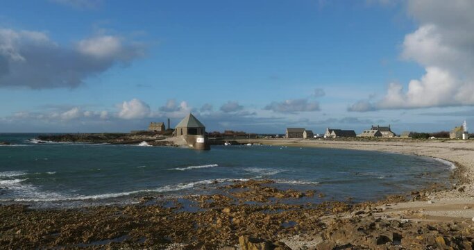 The lighthouse at Goury, Cap de la Hague, Cotentin peninsula, France