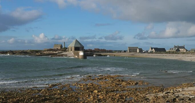 The lighthouse at Goury, Cap de la Hague, Cotentin peninsula, France