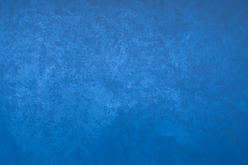 Texture of Venetian plaster. Blue and cyan colors. Luxury background, texture