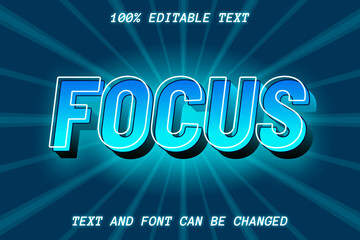 Focus Editable Text Effect modern Style