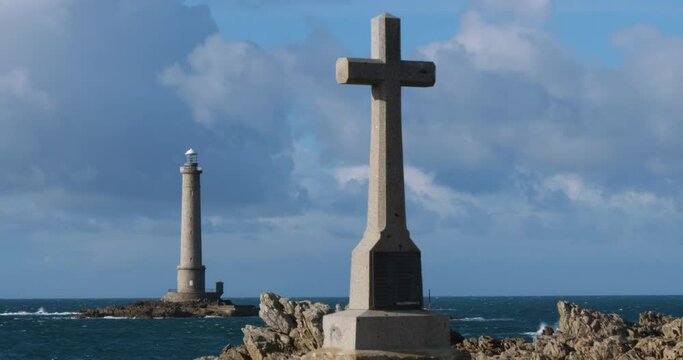 The lighthouse at Goury, Cap de la Hague, Cotentin peninsula, France