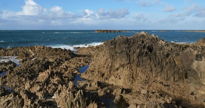 The lighthouse at Goury, Cap de la Hague, Cotentin peninsula, France