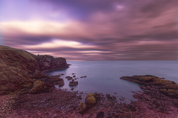 Land, Sea, and Sky. At the Dunbar reserve, you can find a sense of balance between land, sea, and sky, just north of the UK. The colours are unique.