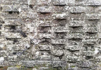 Nature stones wall background in close up