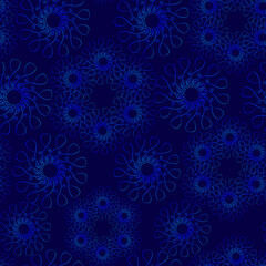 Seamless blue lace pattern. Beautiful gradient design